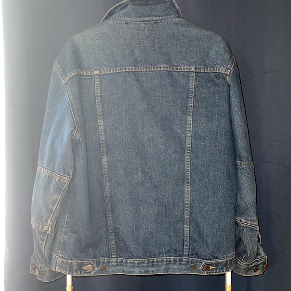 Women’s Vintage Demin jacket - grape vines - lined - size L - Picture 3 of 4